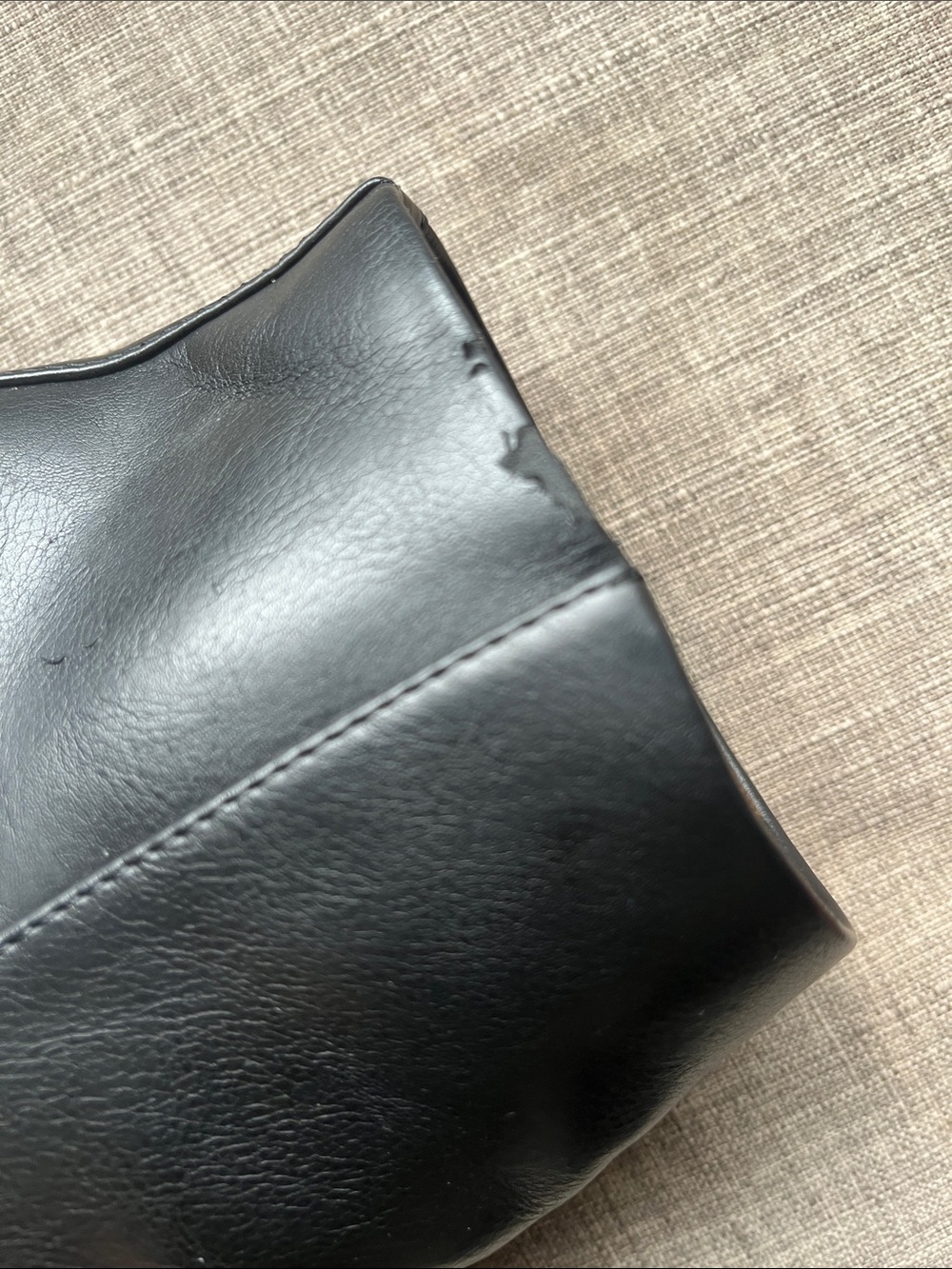Korks Chandler Stacked Block Heel Boots Black 8.5 - Picture 8 of 12